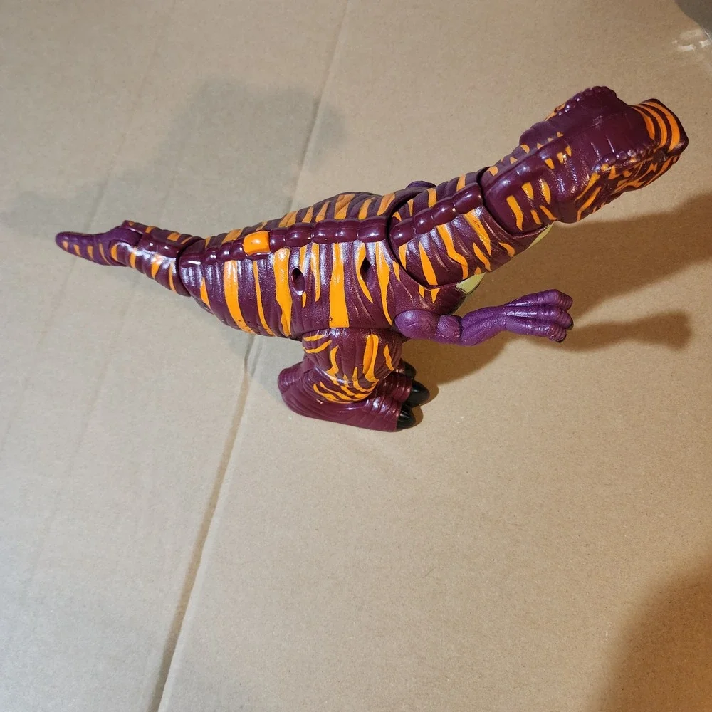 Mattel 2006 Terry the T-Rex Dinosaur Interactive Toy Maroon Orange K6687 Tyco RC